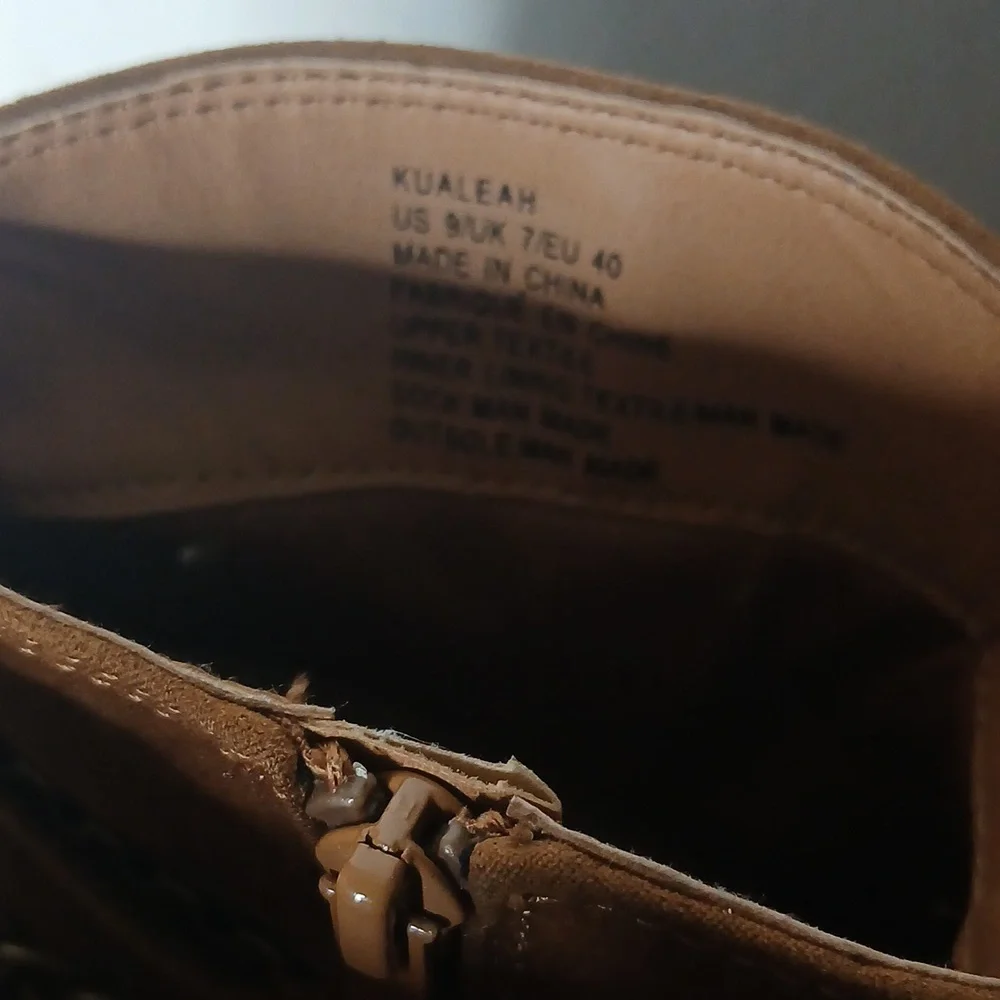 JustFab Kualeah Chain Strap Ankle Boots Size 9 - Picture 8 of 15